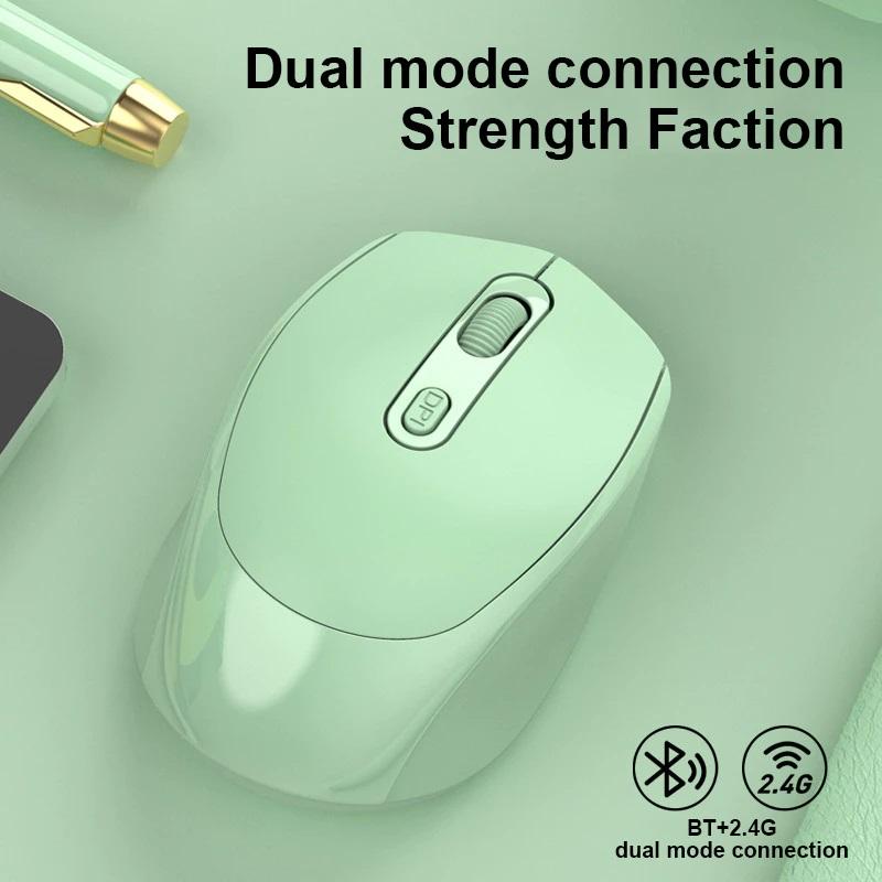 CHUỘT KHÔNG DÂY 2 CHẾ ĐỘ (BLUETOOTH & 2.4G), CÔNG THÁI HỌC , SẠC LẠI ĐƯỢC