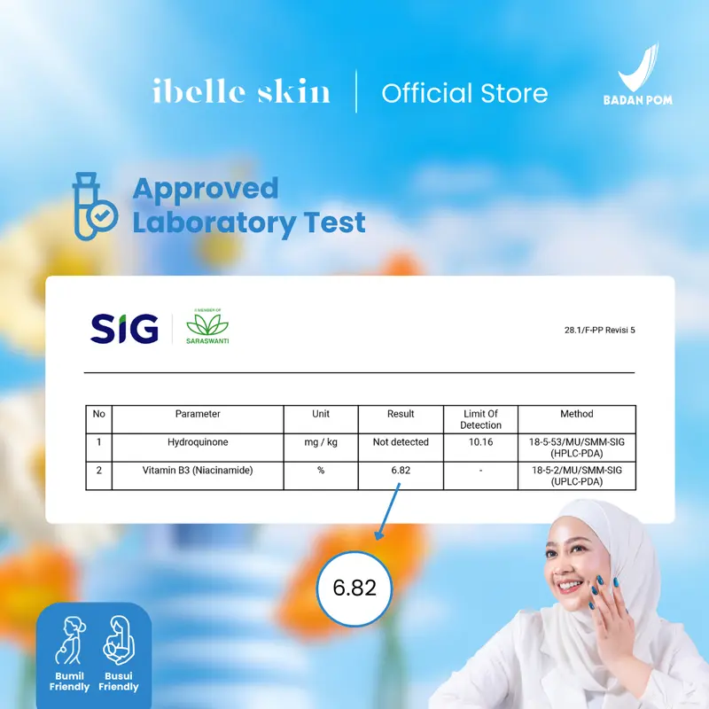 Infus Duo Premium Body Lotion & Gel Whitening - Blue Infusion Whitening Glow Duo | Handbody | 19X Whitening Complex, 5% Niacinamide, & Blue Copper Peptide | Mencerahkan, Melembabkan, & Menutrisi Kulit | IBELLE SKIN 4