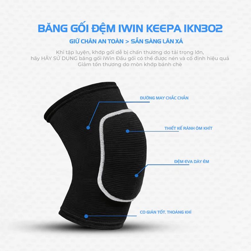 Bó Gối ĐỆM Yoga iWin Keepa Hỗ Trợ Tập Luyện Thể Thao Đương Đại_thumbnail_9