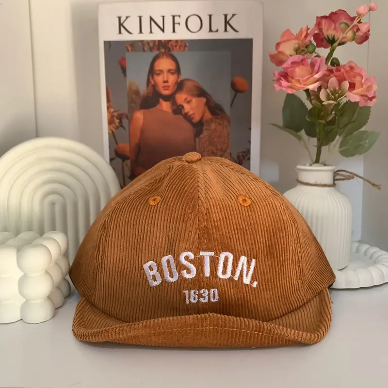 Topi Pet Anak Corduroy Cowok Cewek Usia 6 Bulan Sampai 3 Tahun 3