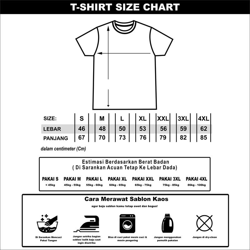 Product Introduction of Kaos Keren Kabeh Kabeh Mbok Musuhi Unisex Distro Katun Combed 30s Premium – Hitam/Putih Oblong Baju Sablon Pria 0