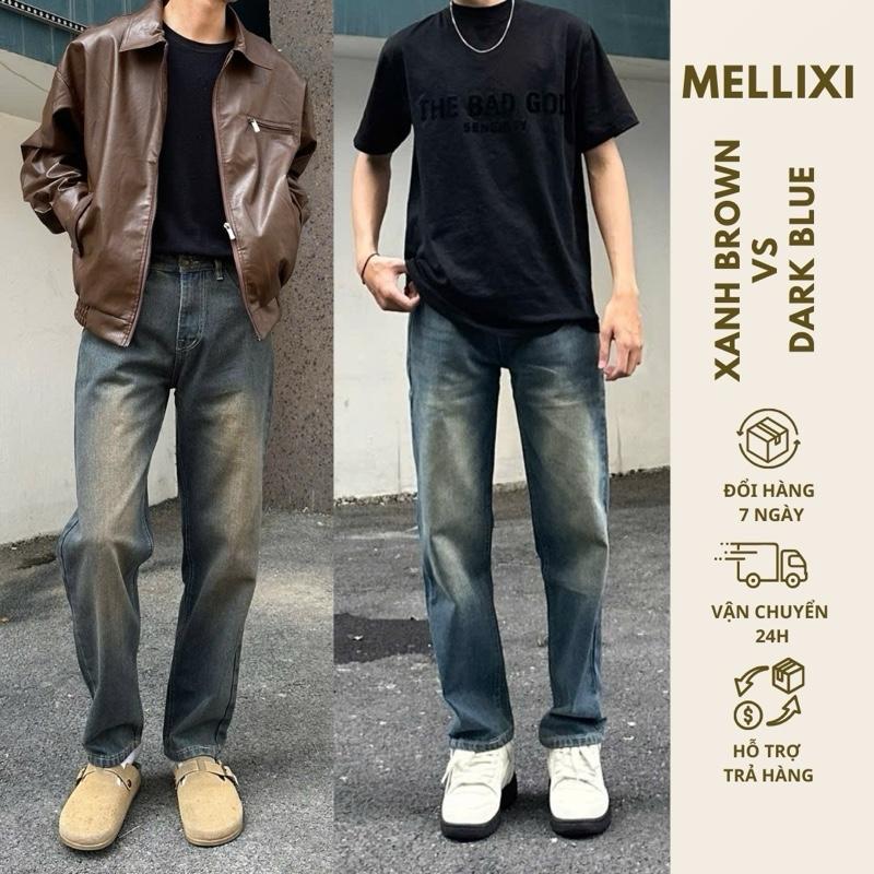 Quần jean nam nữ unisex ống rộng phong cách trẻ trung năng động Menswear Pants 