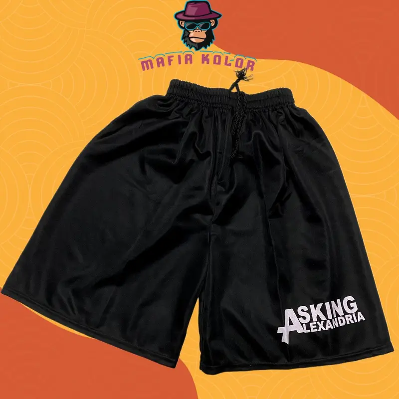 Promo Boxer 50 Ribu Dapat 5 Pcs Celana Pendek Boxer Kolor Dalaman Pria Wanita Celana Metal BLACK FLAG SLIPKNOT Surfing Sport Santai Tidur Rebahan Olahraga Voli Basket 2