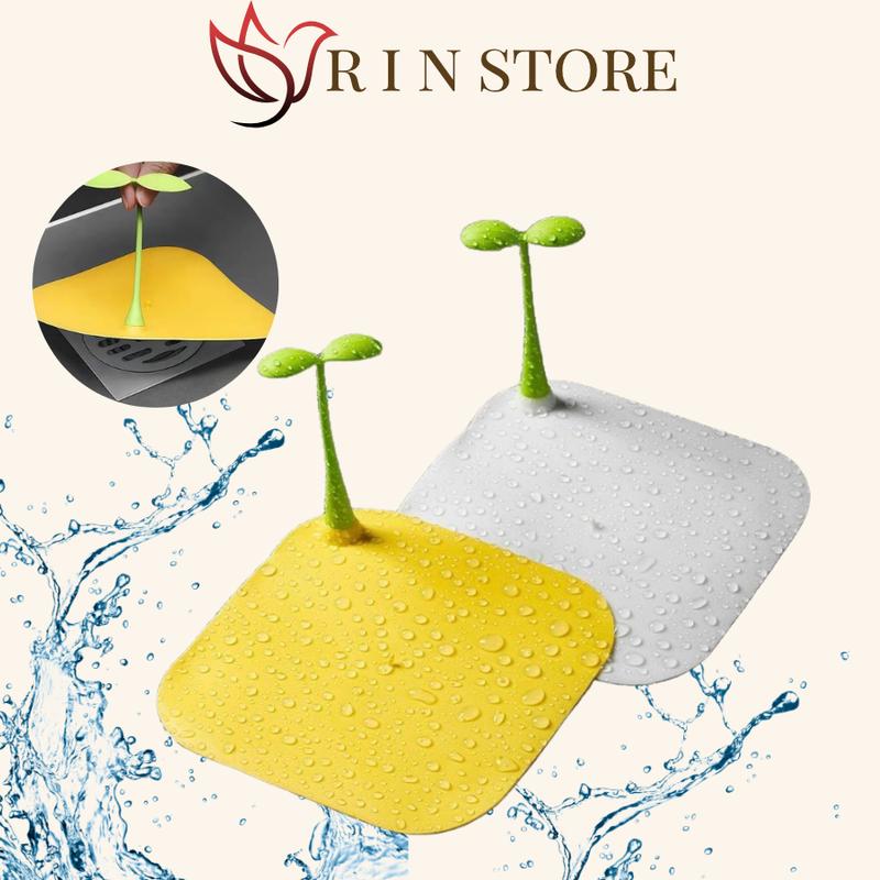 Miếng Bịt Nắp Cống Ngăn Mùi Hôi Miếng Chặn Cống Silicon Giá Đỗ Chống Thoát Nước Nhà Vệ Sinh RIN
