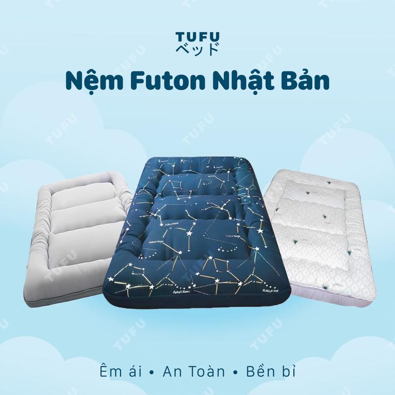  Nệm Topper Xuất Nhật - Nệm Cuộn Trải Sàn - Dòng Cao Cấp Êm Ái Gọn Nhẹ Fukoji Home 