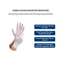 Gambar ABN Surgical Gloves Sarung Tangan Medis Sterile Sekali Pakai Powder Free - 6 dari ABN Official Indonesia Kota Administrasi Jakarta Pusat 2 Tokopedia