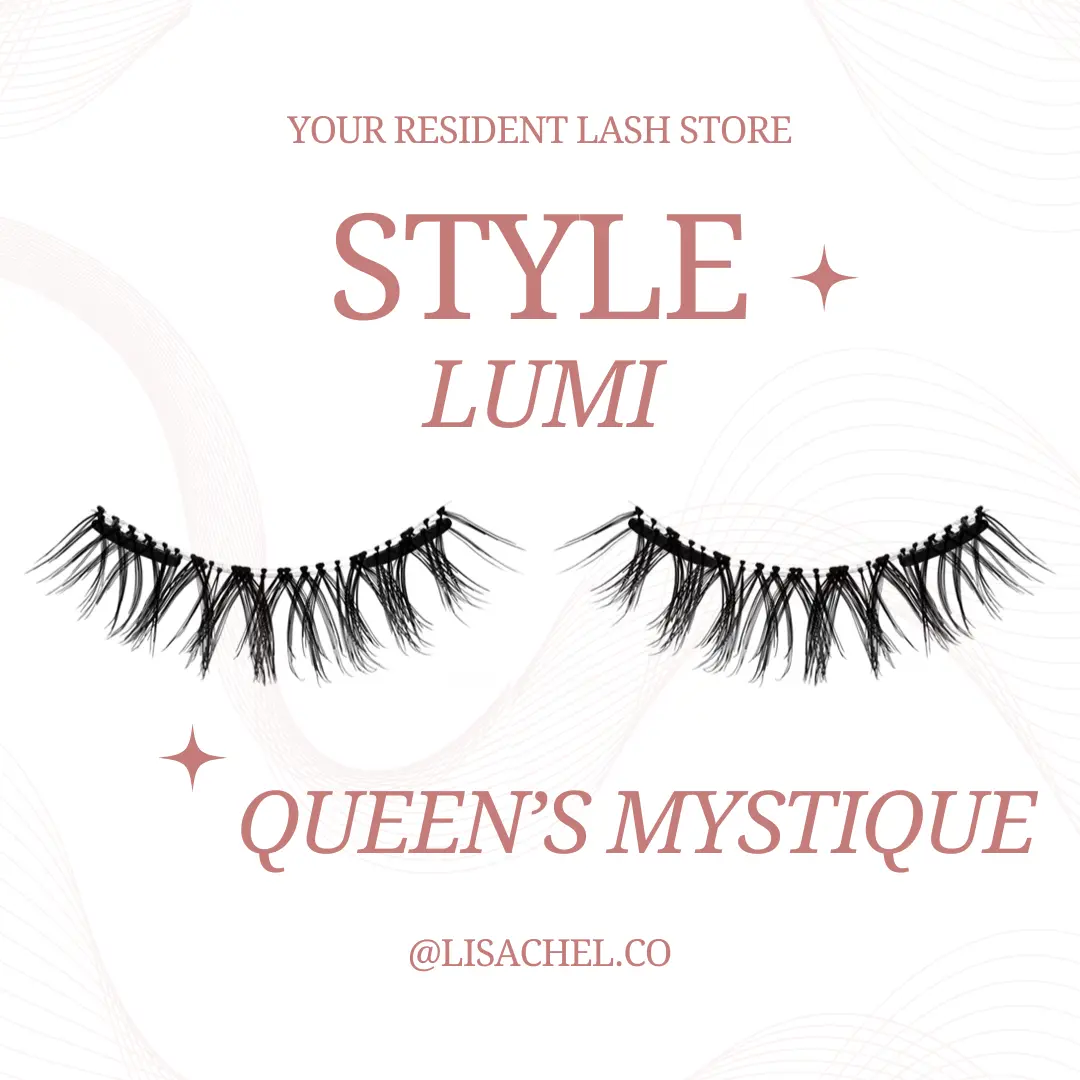 LISACHEL.CO Magnetic Clip-on Eyelashes - Lumi, High quality Reusable Natural Set with Applicator