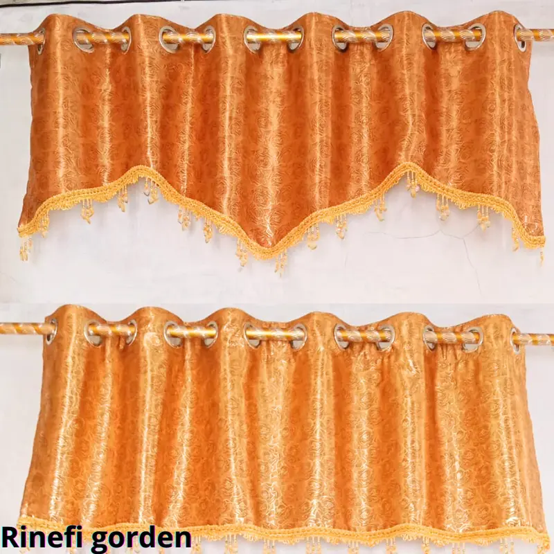 GORDEN PONI ATAS PINTU MEWAH ELEGAN BAHAN KAIN BLACKOUT IMPORT Jendela 2