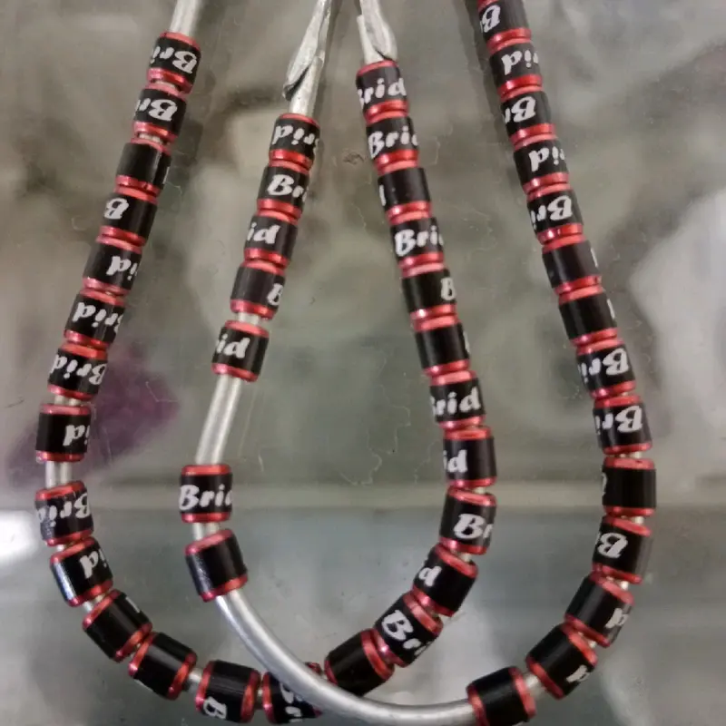 Ring burung konin,red siskin,BT,finch ukuran 2.5 2.7 model laser mk isi 5 pcs/biji 3