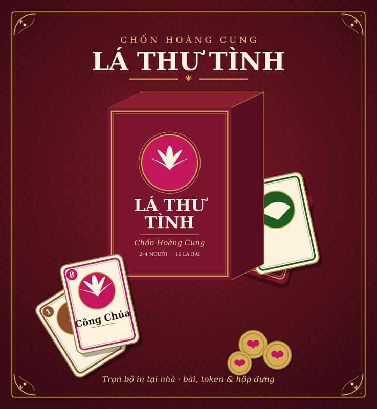 Lá Thư Tình Chốn Hoàng Cung - Board Game Love letter việt hóa Party Game Suy…