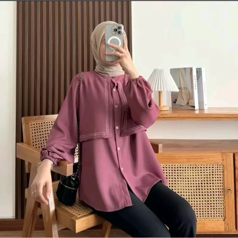 VAILIS TRIANA BLOUSE SHAKILLA LAYER NEW Atasan 4