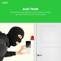 Gambar RABIT SMART DOOR BELL WIRELESS IP CAMERA CCTV WIFI OUTDOOR WATERPROOF ULTRA WIDE ANGLE TANPA KABEL FHD 2 MP BEL PINTU KAMERA STATIS 140 DERAJAT BISA KOMUNIKASI DUA ARAH DAN BATERAI TAHAN HINGGA 6 BULAN - 1 Bell No SD Card dari Rabit Smart Home Kota Administrasi Jakarta Barat 3 Tokopedia