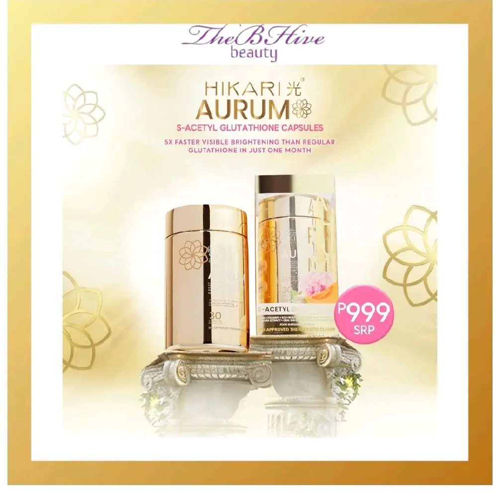 HIKARI AURUM Glutathione with Oral Sunblock capsules 1 bottle