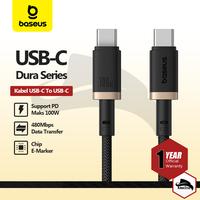 Gambar KABEL DATA CHARGER PD 100W TYPE-C TO TYPE-C BASEUS DURA SERIES CHARGER SUPER FAST CHARGING CHARGE POWER DELIVERY DATA CABLE - 2M dari KoboiTech Kota Administrasi Jakarta Utara 1 Tokopedia