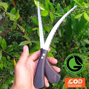 gergaji mini bonsai 25cm produk lokal gagang sonokeling