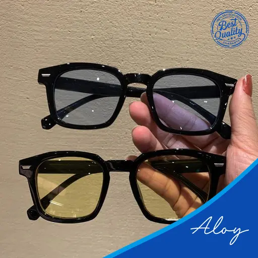 PL-WW007 Kacamata Wanita Pria Optik Anti Sunglass Dengan Fashion Sunglasses Kacamata Hitam Black Blue Eyewear 0