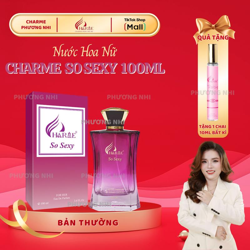 TẶNG 1 CHAI 10ml CHARME PERFUME-Nước hoa nữ SO SEXY 100ml-dịu nhẹ quyến rũ Perfume Women Xịt Thơm