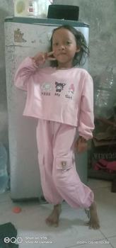 Product Review of Masyken Setelan Sweater Anak Perempuan Crop Top Usia 1-6 Tahun Bayi Parsel TPE Beige from O**t h**💖 1