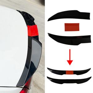 Alas de cola universal con tres secciones y borde de ala tipo “abs”; alerón para maletero ajustable sin taladrar; ala fija para modificación automotriz; potenciador del parachoques trasero; accesorios para autos