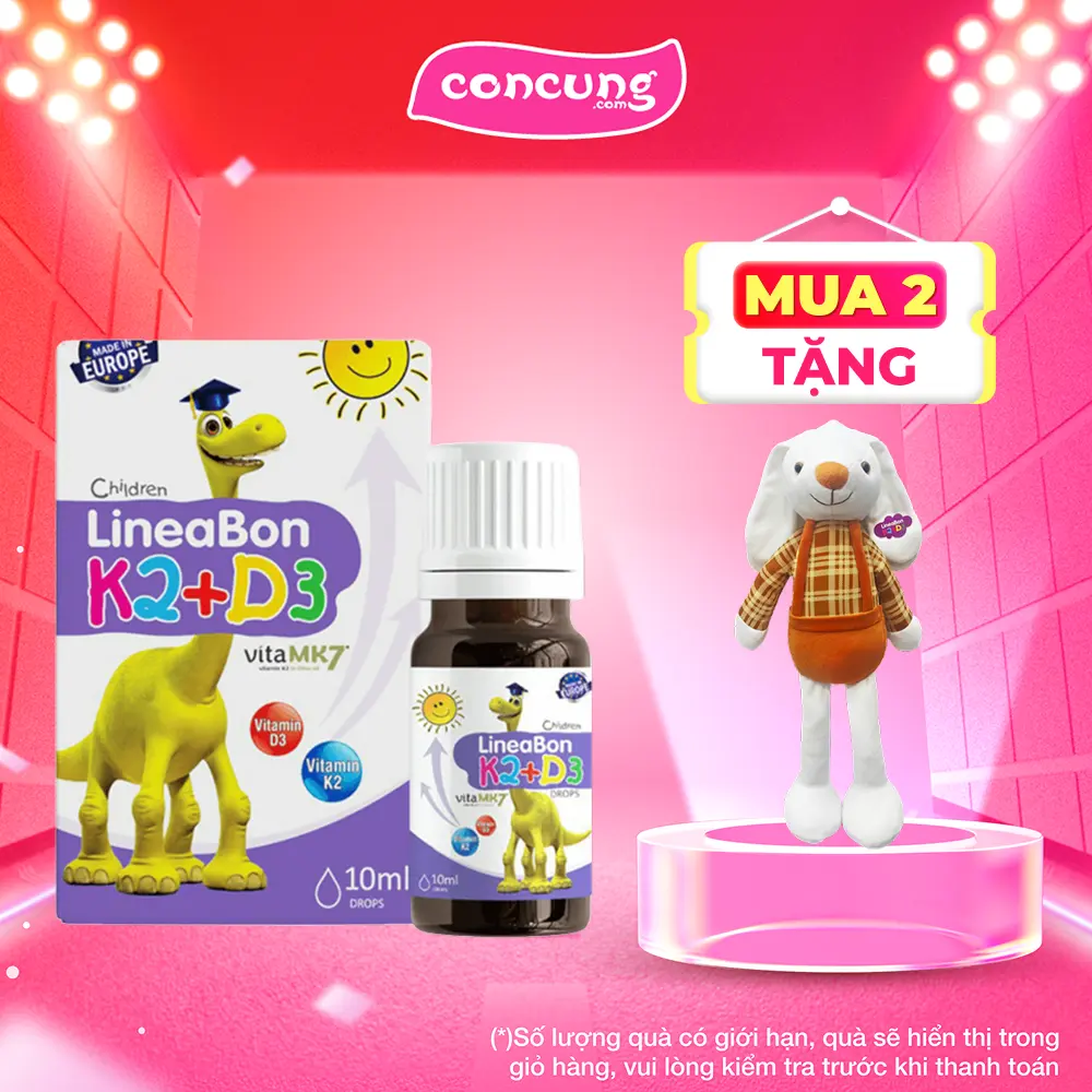 Vitamin giúp bé tăng chiều cao K2+D3 Lineabon