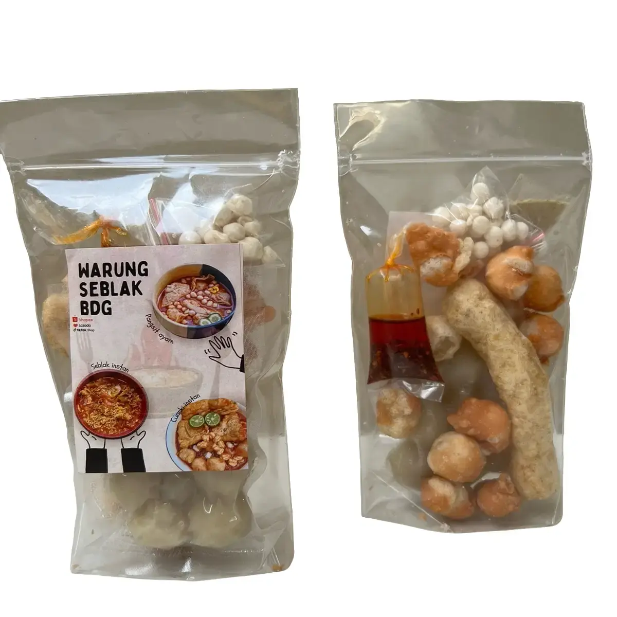 Cilok kuah chili oil cilok asli bandung cilok bandung murah Pedas