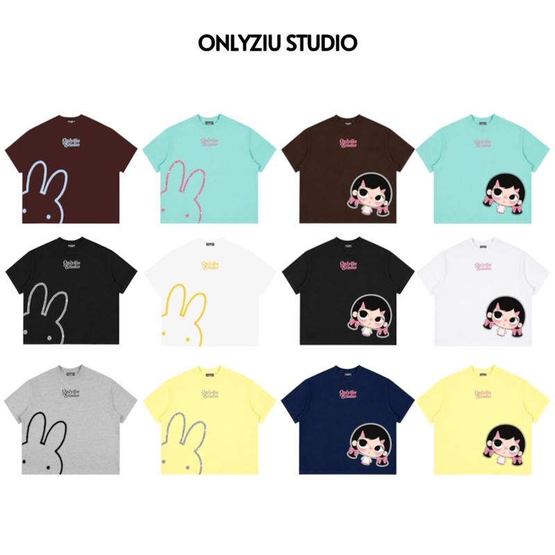 [MẪU MỚI] OLZ007 + OLZ020 Áo Thun Boxy Tay Ngắn Local Brand ONLYZIU Form Rộng 250gsm " THỎ + CHIBI " Cotton Áo Phông Form Rộng Nữ Kiểu Đẹp Unisex Nam Nữ Mùa Hè