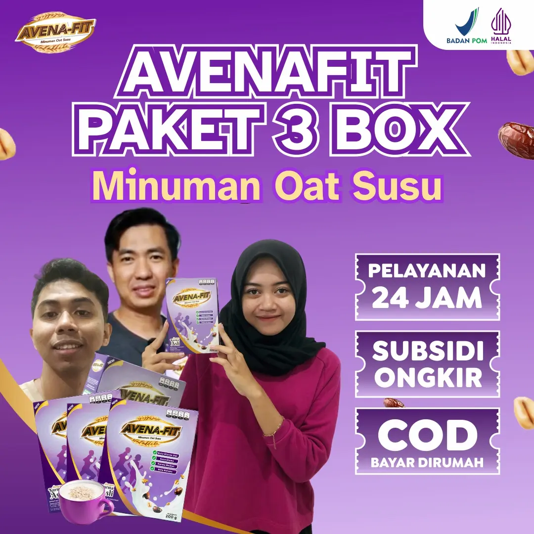 Paket 3 Box Avenafit Minuman Oat Susu