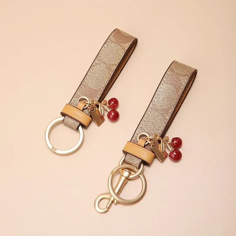Bag charm cherry blossom tea rose Gantungan tas cherry mini Gantungan tas lucu aesthetic 5cm cherry keychain 1