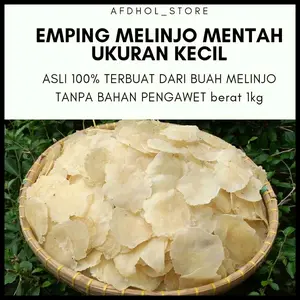 Emping Melinjo Ukuran Kecil 500 gram Asli Serang Banten