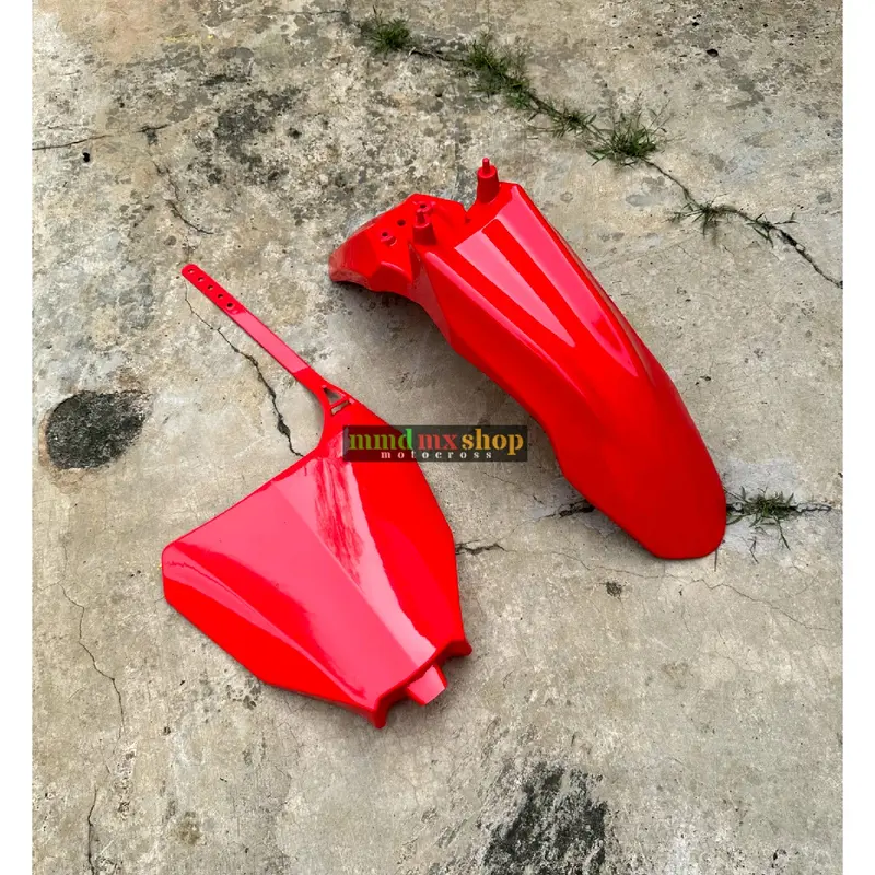 Spakbor depan Crf 110 dan Papan nomor Crf 250 Set Supermoto Klx bf Dtracker Crf 150 l wr155 3