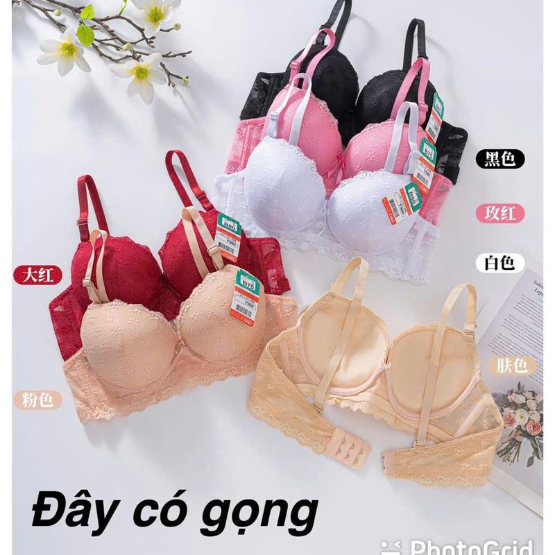 YMS - Combo 3 áo ren mút dày 4cm điện ôm nâng đẹp, Áo nâng v1 đẹp Nữ Bra Voan Voi Sen áo lót áo ngực áo ngực nữ