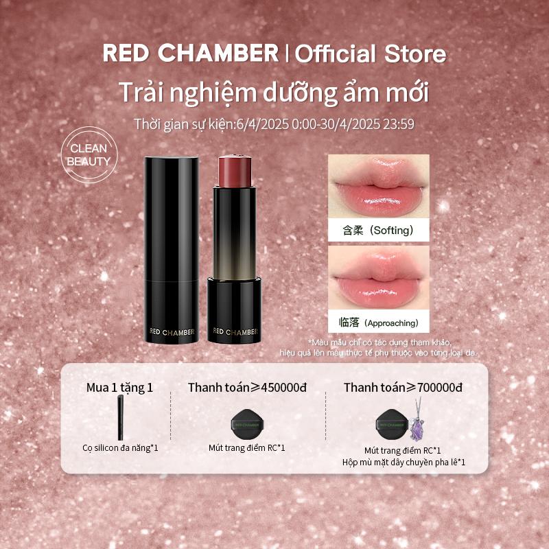 RED CHAMBER WANDERING Multi-Purpose Stick 3 trong 1: mắt môi má Lớp trang điểm mỏng nhẹ tự nhiên Son dưỡng Bắt sáng [Conditional Free Gift]Cọ silicon đa năng*1 Mút trang điểm RC *1 Hộp mù mặt dây chuyền pha lê*1