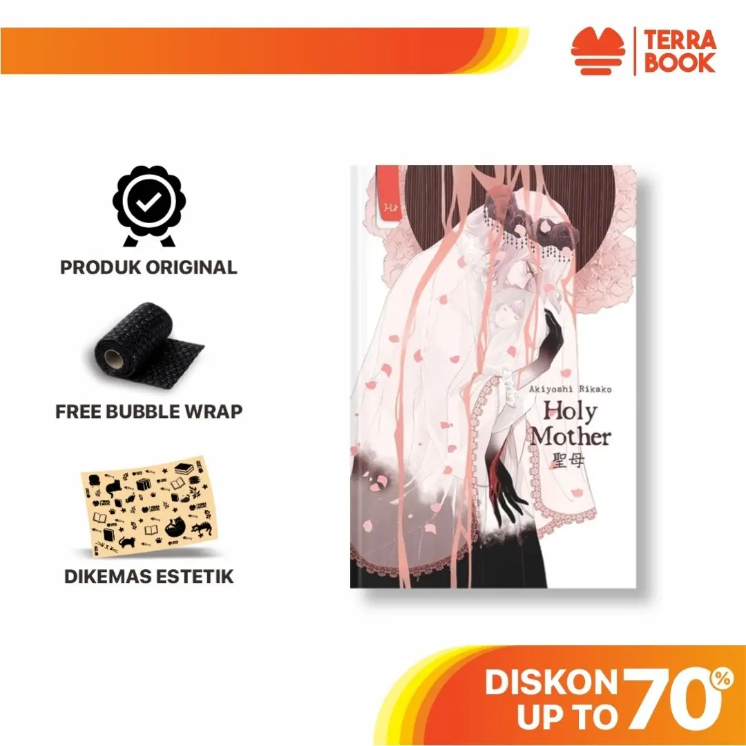 Penerbit Haru Buku Novel Holy Mother 2019 Paket Akiyoshi Rikako 284 Halaman Kardus Pengemasan Original Sangat Rekomendasi - Putri