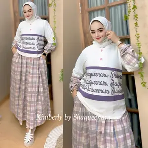 Uni Ara - Set Rok ( Kimberly ) Set Rok Premium || Set Rok Wanita Kekinian