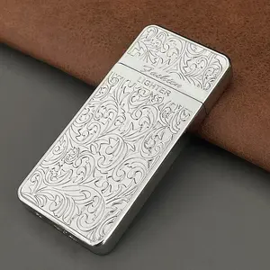 Kode 33 Pemantik Pria Desain Motif Corak Batik Classic Slim Bahan Metal 3 Warna Pengiriman Khusus Luar Pulau Jawa