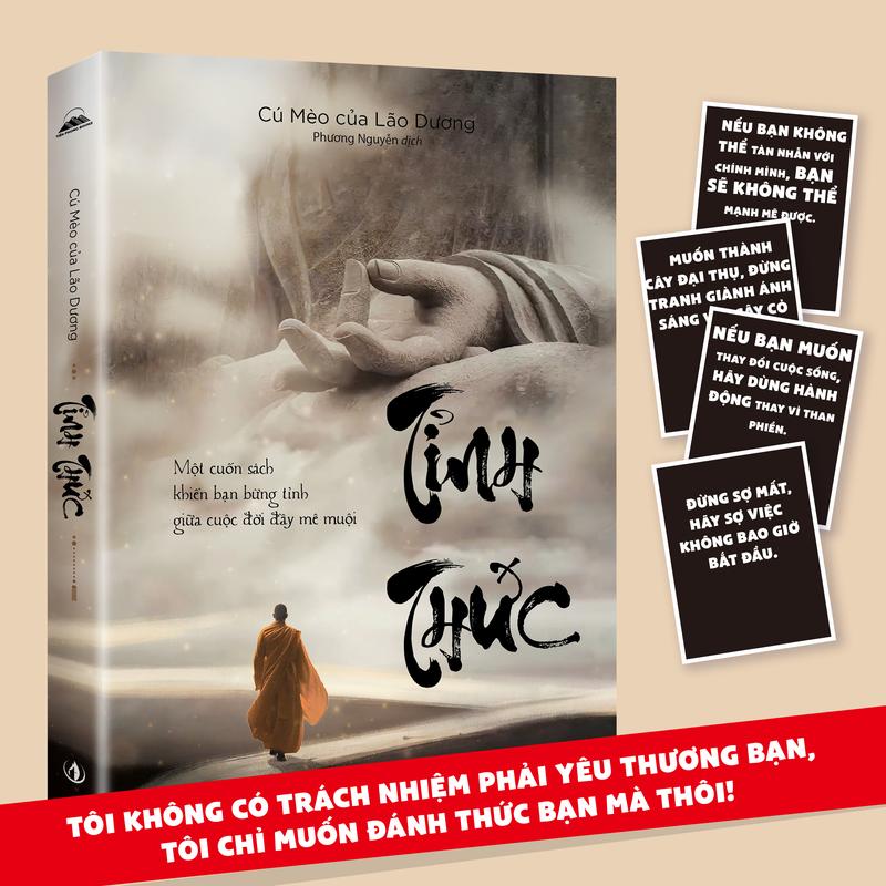 Sách - Tỉnh Thức - Một Cuốn Sách Khiến Bạn Bừng Tỉnh Giữa Cuộc Đời Đầy Mê Muội - Cú Mèo Của Lão Dương