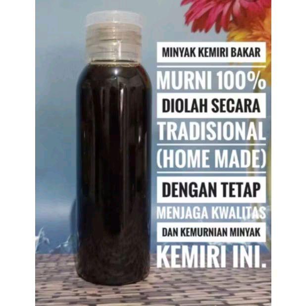 Minyak Kemiri Bakar Khas Aceh  Hitam Ketombe Rontok Kering 1