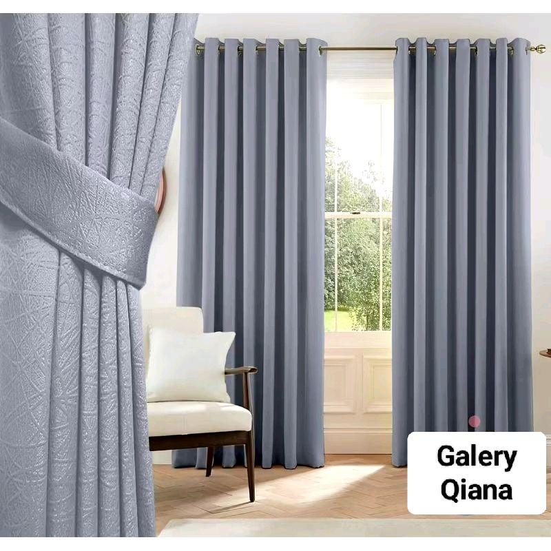 Gorden Glosy Serat Safron Segitiga Abstrak 8