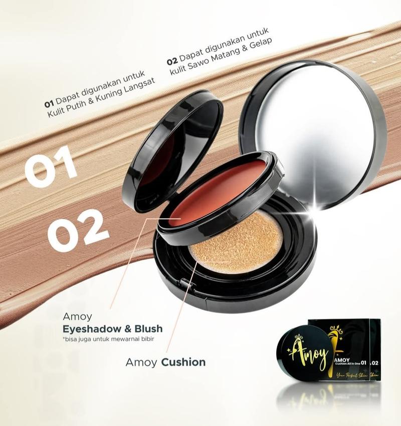 Product Introduction of AMOY CUSHION ALL IN ONE01 ORIGINAL 100% PT BEST KEMASAN TERBARU 3