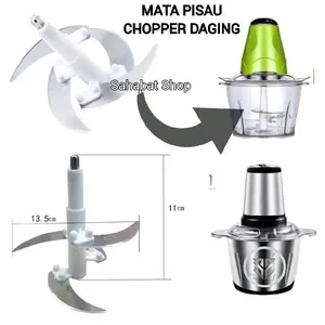MATA PISAU CHOPPER DAGING / 4 MATA PISAU CHOPER KAPSUL MULTI BISA BERBAGAI MERK