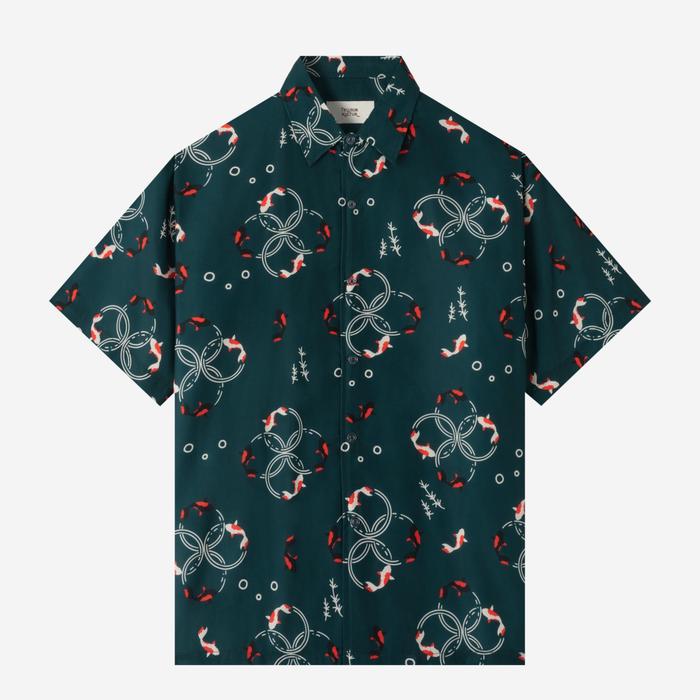 Gambar Batik Print Telusur Kultur - Corak Nusantara - Ikan Hijau - L dari Telusur Kultur Kota Administrasi Jakarta Timur 5 Tokopedia