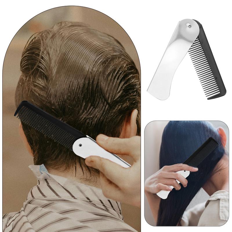 Product Introduction of Hair Salon Comb Folding Comb Travel Comb Hair Comb for Travel Foldable Comb Gift Haircare Heatless Daily Durable Stainless 12