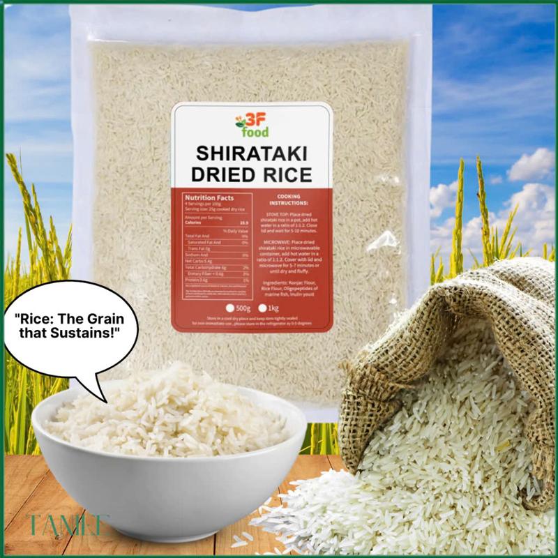 Dried/ Dry Shirataki Rice / Konjac Rice Made in Japan / Skinny - TikTok ...