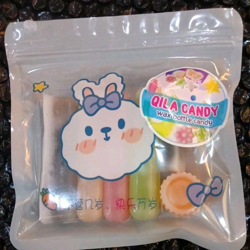 qila waxbottle candy paket 4 stik ukuran besar bonus 2 picis 0