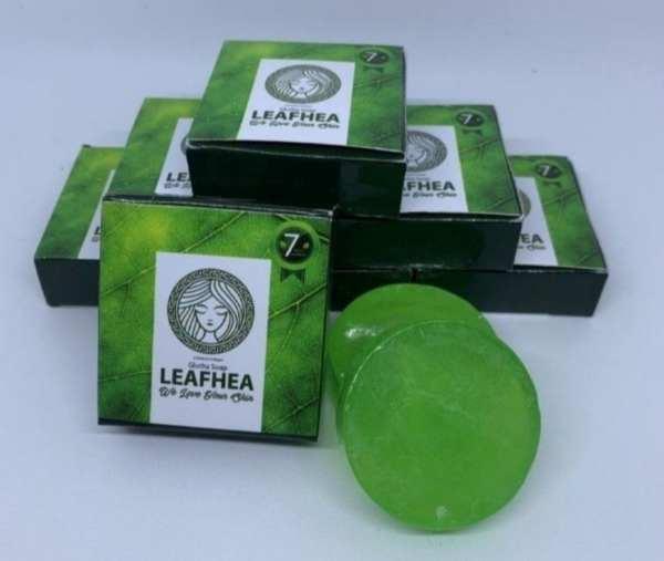 PAKET 3 PCS SABUN LEAFHEA KEMASAN BENING - GLUTHA SOAP LEAFHEA 2