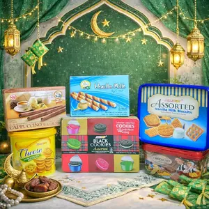 PAKET BISKITOP BLACK COOKIES PANJANG MIX VANILA KOTAK DAN KUGI (biskitopblackcookies,vanila kotak,blackandcery,hatarisuper,cubewafer,kukipack)