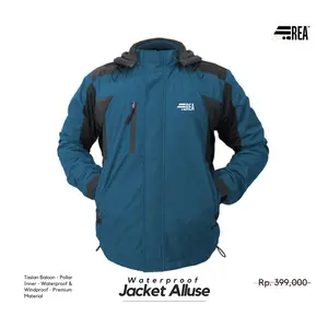 Promo REA Original Jaket Gunung Pria Wanita Outdoor Windproof dan Waterproof Traveling Hiking Camping Riding Tahan angin dingin Musim dingin Hangat Tahar air Uniseks sport