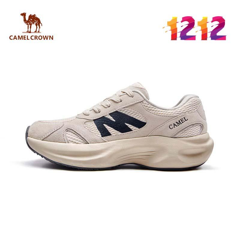 Giày Nam Thiết Kế Vương Miện Lạc Đà Phong Cách Dad Shoes Thoải Mái Và Thoáng Khí Thích Hợp Chạy Bộ Phong Cách Cổ Điển Tăng Chiều Cao Giày Thể Thao Thường Ngày Hàng Mới Về Mùa Thu 2025,G15AX48056