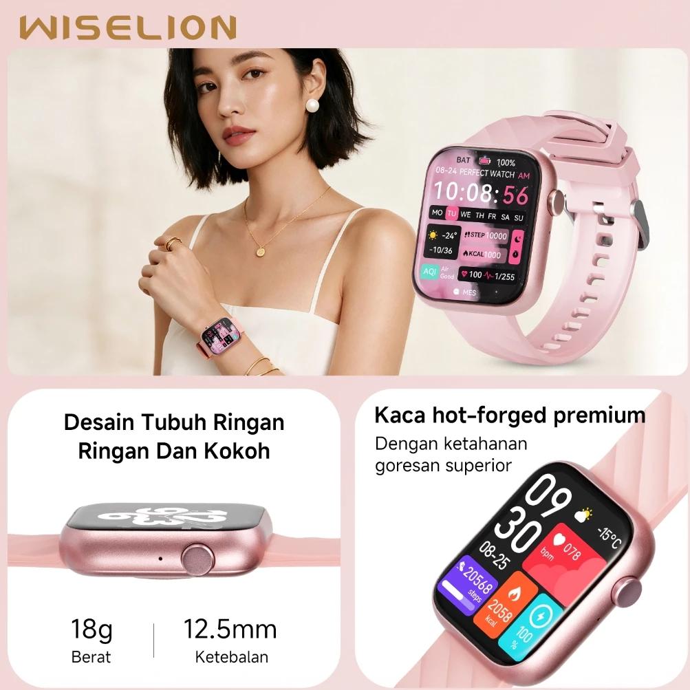 WISELION Smartwatch LG69 MINI - 1.83" HD Display - Android and iOS - Sport & Health Monitoring - LeFun