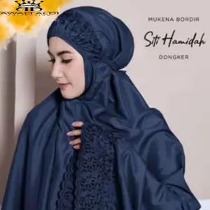Mukena Dewasa Mukena Jumbo Siti Khadijah Bahan Katun Full Bordir Cantik